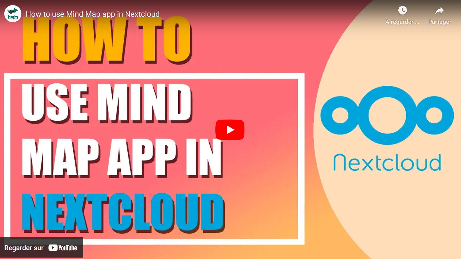 How to use Mind Map app in Zaclys Nextcloud
